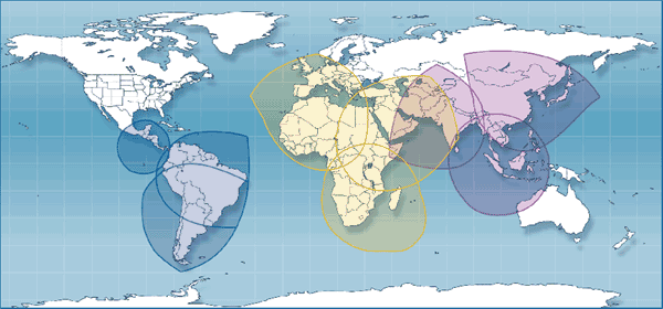 WorldSpace coverage map