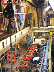 Ross Revenge - engine room